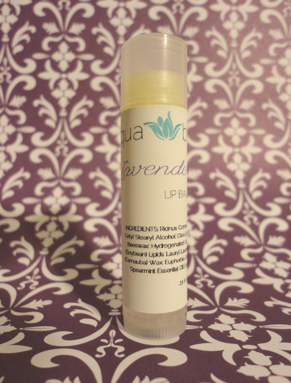 Lavender Mint lip balm, all-natural, paraben free